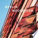 libro Berlin Modernism