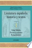 libro Literatura Española: Edad Media, Prerenacimiento, Renacimiento