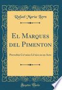 libro El Marqués Del Pimentón