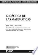 libro Didáctica De Las Matemáticas