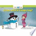 libro Como Esta El Tiempo Hoy? = What S The Weather Like Today?