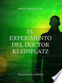 libro El Experimento Del Doctor Kleinplatz
