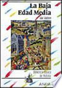libro La Baja Edad Media