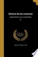 libro Spa Historia De Las Creencias