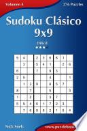 libro Sudoku Clásico 9x9   Difícil   Volumen 4   276 Puzzles