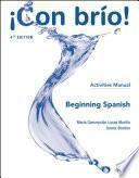 libro Con Brio! 4e: Beginning Spanish Activities Manual