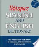 libro Velazquez Spanish And English Dictionary