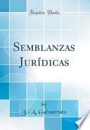 libro Semblanzas Jurídicas (classic Reprint)