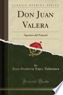 libro Don Juan Valera