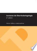 libro Lecciones De Otorrinolaringología. 2.ª Edición