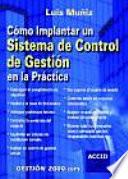libro Cómo Implantar Un Sistema De Control De Gestión En La Práctica