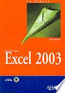 libro La Biblia De Excel 2003