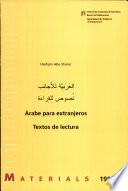 libro Árabe Para Extranjeros