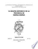 libro Boletín Histórico De La Provincia De Marga   Marga