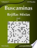 libro Buscaminas Rejillas Mixtas - Fácil - Volumen 7 - 159 Puzzles