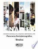 libro Enadid. Encuesta Nacional De La Dinámica Demográfica 1997. Panorama Sociodemográfico. Sinaloa