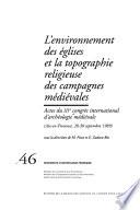 libro L  Des églises Et La Topographie Religieuse Des Campagnes Médiévales