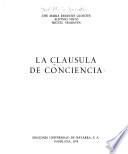 libro La Cláusula De Conciencia