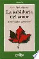 libro La Sabiduría Del Amor