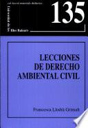 libro Lecciones De Derecho Ambiental Civil