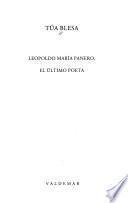 libro Leopoldo María Panero