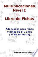 libro Libro De Fichas   Multiplicaciones   Nivel I