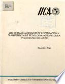 libro Los Sistemas Nacionales De Investigacion Y Transferencia De Tecnologia Agropecuaria En La Decada De Los 90