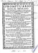 libro Promptuario Manual Mexicano