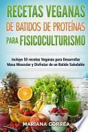 libro Recetas Veganas De Batidos De Proteinas Para Fisicoculturismo