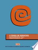 libro X Censo De Servicios. Resultados Definitivos. Tomo Ii. Censos Economicos, 1989