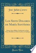 libro Los Siete Dolores De María Santísima