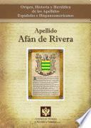 libro Apellido Afán De Rivera