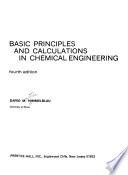 libro Basic Principles And Calculations In Chemical Engineering